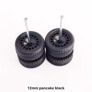 Pancake Black 12 mm Wheel